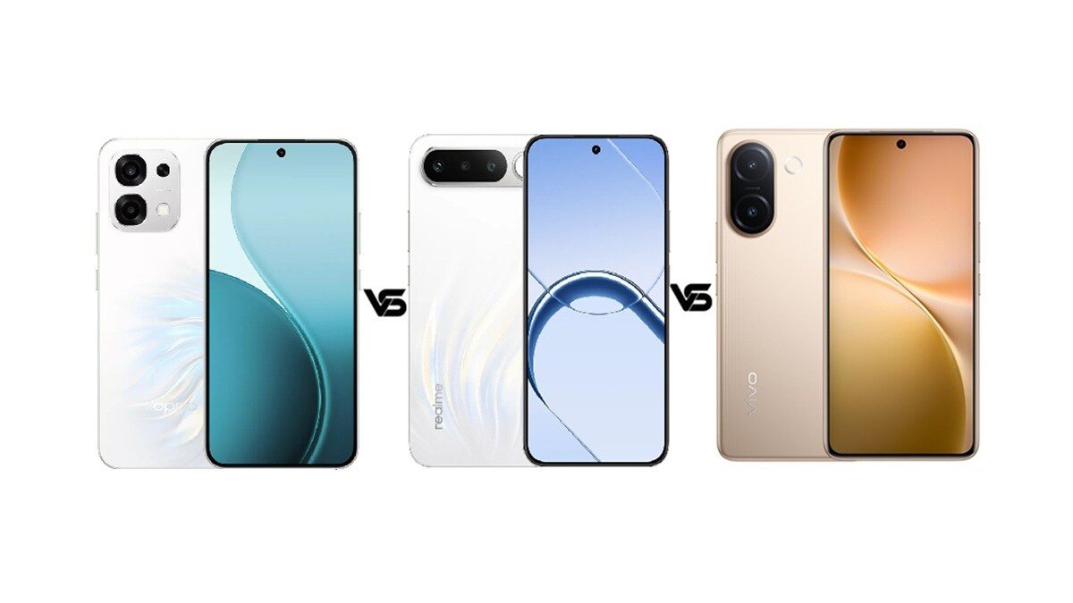 Oppo F33 5G vs Realme 16 5G vs Vivo V60e Know Which is Best Phone
