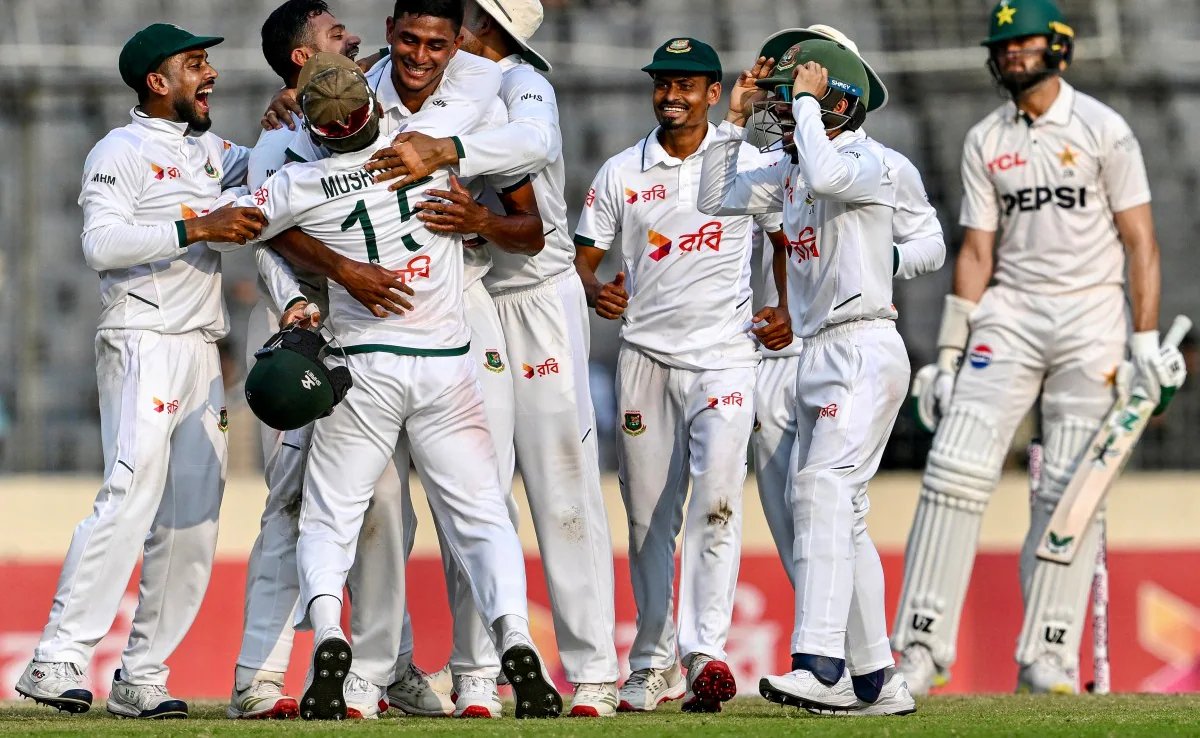 Bangladesh Achieve Historic 1st With 104-Run Win Over Pakistan In 1st Test