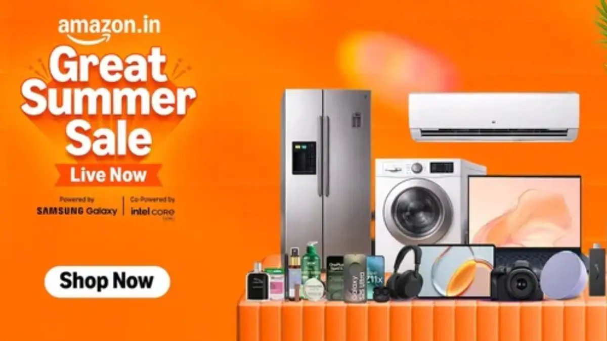 Amazon Great Summer Sale 2026 Live Best Smartphone Laptop TV Home Appliance Deals Bank Offers Discounts