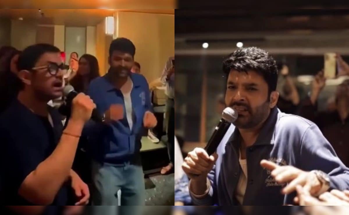 Watch: Aamir Khan Jamming With Kapil Sharma To Aati Kya Khandala Goes Viral