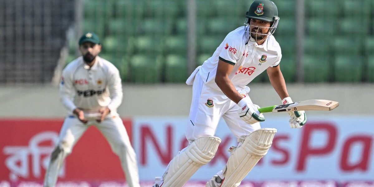 BAN vs PAK: Shanto, Mominul help Bangladesh extend dominance on rain-hit day