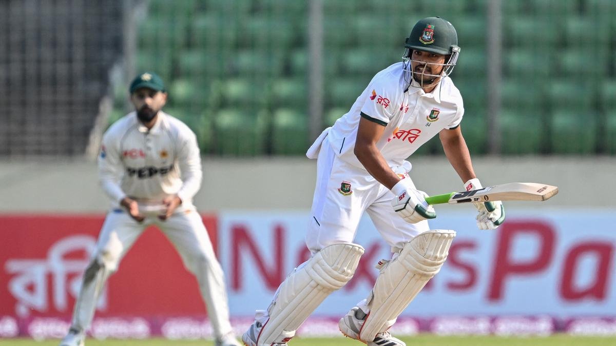 BAN vs PAK: Shanto, Mominul help Bangladesh extend dominance on rain-hit day