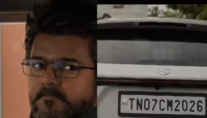 Vijay Thalapathy’s Car No Plate From Movie, GOAT Surfaces, Hinted At Being CM Of Tamil Nadu In 2026