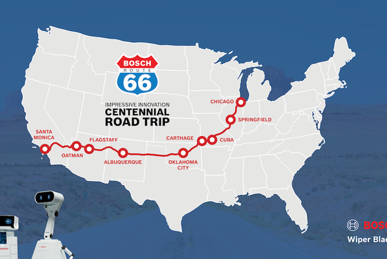 Bosch Gets Its Kicks With Route 66 Activation 05/07/2026