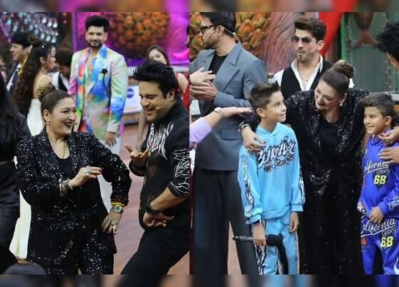 Sunita Ahuja Meets Krushna Abhishek’s Twins For The First Time, Calls Them ‘Good-Looking’ Like Her