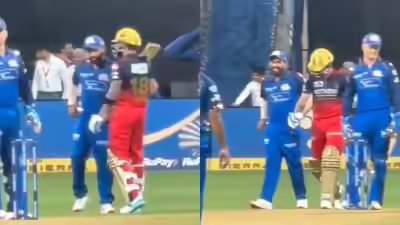 IPL 2026: Virat Kohli cracks Rohit Sharma up during RCB vs MI Clash — Watch | Cricket News